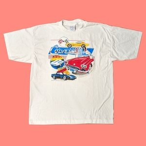Vintage Corvette one off a kind 80s light up t shirt